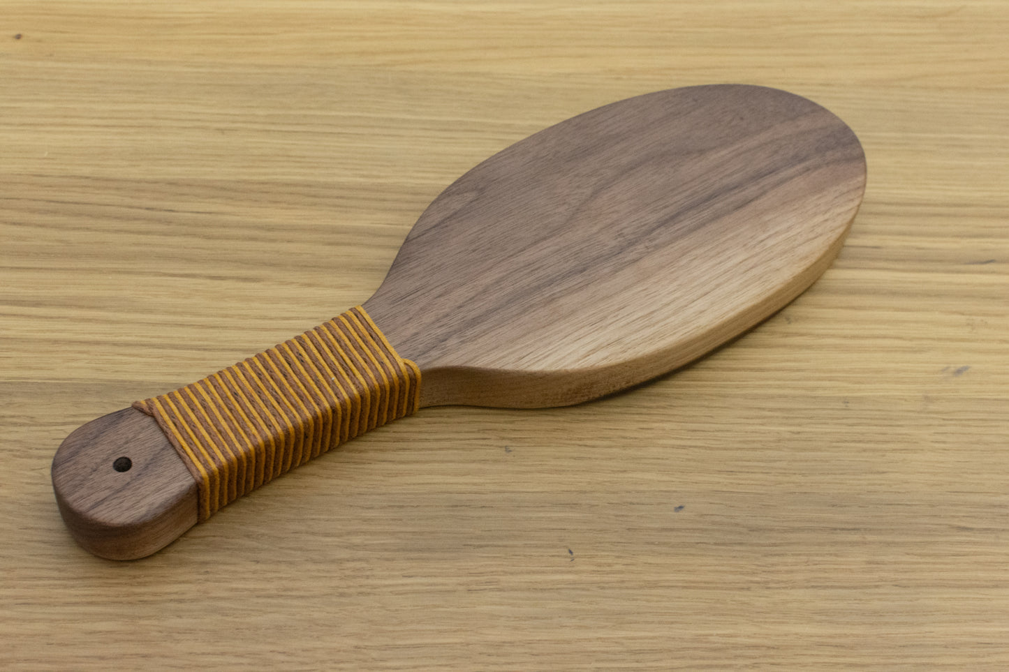 Hair Brush Paddle - Black Walnut